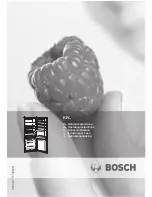 Предварительный просмотр 1 страницы Bosch KIV38A51GB Operating Instructions Manual