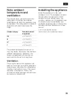 Preview for 6 page of Bosch KIV38A51GB Operating Instructions Manual