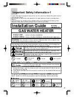 Preview for 3 page of Bosch KM3211WH Installation  & Owners Manual