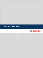 Bosch KMA 802 Repair Instructions предпросмотр