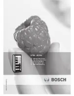 Предварительный просмотр 1 страницы Bosch KSW30V80GB Operating Instructions Manual