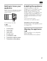 Preview for 4 page of Bosch KSW30V80GB Operating Instructions Manual