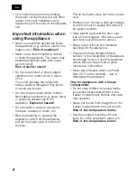 Preview for 4 page of Bosch KTL15A31 Operating Instructions Manual