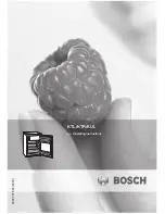 Предварительный просмотр 1 страницы Bosch KTR.. Operating Instructions Manual