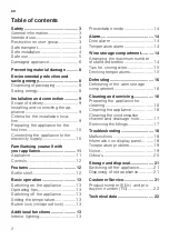 Preview for 2 page of Bosch KUW21 Series User Manual