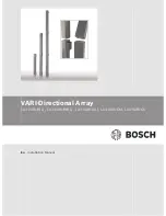 Preview for 1 page of Bosch LA3-VARI-B(L) Installation Manual