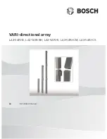 Preview for 1 page of Bosch LA3-VARI-CM Installation Manual