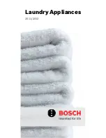 Preview for 1 page of Bosch Laundry Appliances Catalog