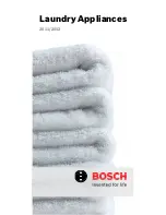 Bosch Laundry Appliances Catalog preview