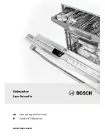 Предварительный просмотр 1 страницы Bosch Lave-Vaisselle Operating Instructions Manual