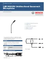 Bosch LBB 9082/00 Installation/Configuration preview