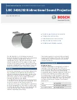 Preview for 1 page of Bosch LBC 3430/02 Brochure & Specs