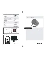 Bosch LBC 3432/01 Installation And User Instructions preview