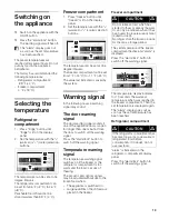 Preview for 13 page of Bosch Linea B22CS30SNS Use And Care Manual