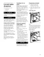 Preview for 17 page of Bosch Linea B22CS30SNS Use And Care Manual