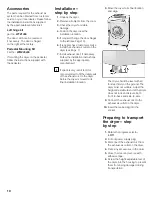 Preview for 10 page of Bosch Logixx 10 WTB76556GB Instruction Manual And Installation Instructions