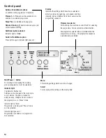 Preview for 12 page of Bosch LOGIXX 10 Operating, Care And Installation Instructions Manual