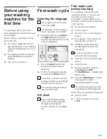 Preview for 13 page of Bosch LOGIXX 10 Operating, Care And Installation Instructions Manual