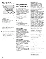 Preview for 16 page of Bosch LOGIXX 10 Operating, Care And Installation Instructions Manual