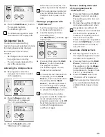 Preview for 23 page of Bosch LOGIXX 10 Operating, Care And Installation Instructions Manual