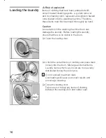 Предварительный просмотр 16 страницы Bosch logixx 1200 Instruction Manual And Installation Instructions