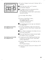 Предварительный просмотр 35 страницы Bosch logixx 1200 Instruction Manual And Installation Instructions