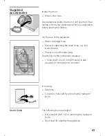 Предварительный просмотр 63 страницы Bosch logixx 1200 Instruction Manual And Installation Instructions