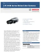 Предварительный просмотр 1 страницы Bosch LTC 0435 Series Quick Manual