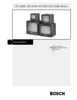 Bosch LTC 2009 Series Instruction Manual preview