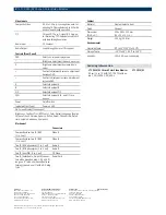 Preview for 2 page of Bosch LTC-2915-91 Technical Specifications