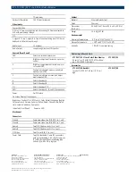 Preview for 2 page of Bosch LTC-2917-91 Technical Specifications