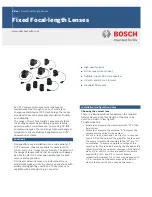 Preview for 1 page of Bosch LTC 3314/21 Specifications