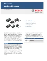 Preview for 1 page of Bosch LTC 3364/50 Technical Specifications