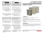 Bosch LTC 5414/60 Installation Instructions preview