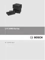 Bosch LTC 8808/00 Series Installation Manual preview
