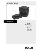 Preview for 1 page of Bosch LTC 8900 Series User Manual