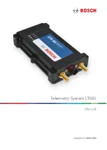 Bosch LTE65 Manual preview