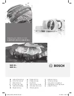 Bosch MAS40 series Instruction Manual предпросмотр
