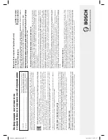 Предварительный просмотр 75 страницы Bosch MAS61 Series Instruction Manual