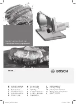 Bosch MAS9 Instruction Manual предпросмотр