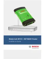 Bosch Mastertech M-VCI Installation Manual preview