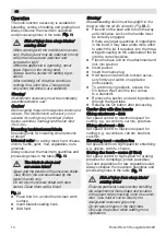 Предварительный просмотр 22 страницы Bosch MaxoMixx MSM87180 Instruction Manual