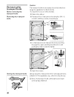 Предварительный просмотр 40 страницы Bosch Maxx 1000 Instruction Manual And Installation Instructions