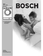 Preview for 1 page of Bosch Maxx WFL 2450 Instruction Manual And Installation Instructions