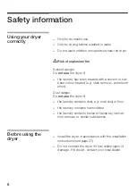 Preview for 6 page of Bosch Maxx WTL 6100 Instruction Manual And Installation Instructions