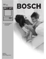 Preview for 1 page of Bosch Maxx WTL 6500 Instruction Manual And Installation Instructions