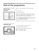 Preview for 23 page of Bosch Maxx WTL 6500 Instruction Manual And Installation Instructions