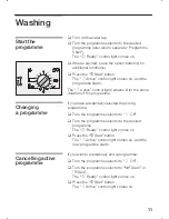 Предварительный просмотр 11 страницы Bosch Maxx4 WFC1600	 Instruction Manual And Installation Instructions