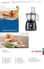 Bosch MCM3200 Instruction Manual preview