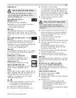 Предварительный просмотр 17 страницы Bosch MCM64051 Operation Instruction Manual